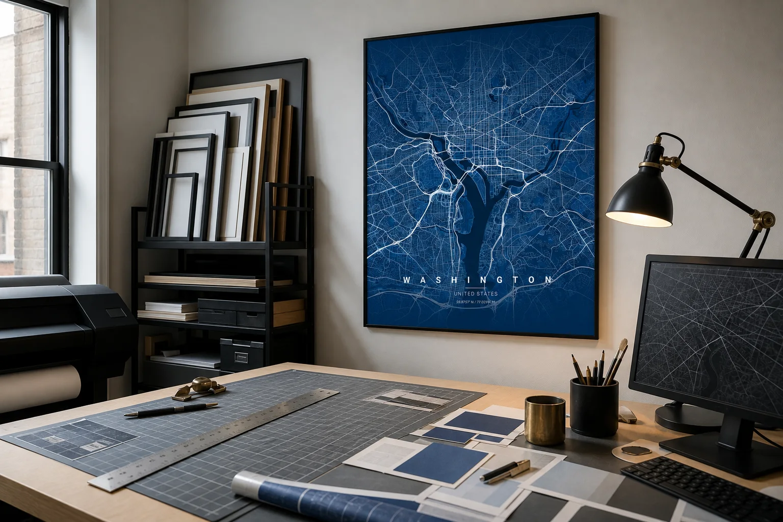 From Place Search to a Poster That Fits the Room